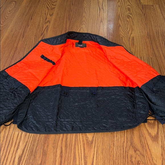 Vintage Vanson Leathers Streamliner Vest Mens 48 Quilted Motorcycle Riding USA - Picture 7 of 9